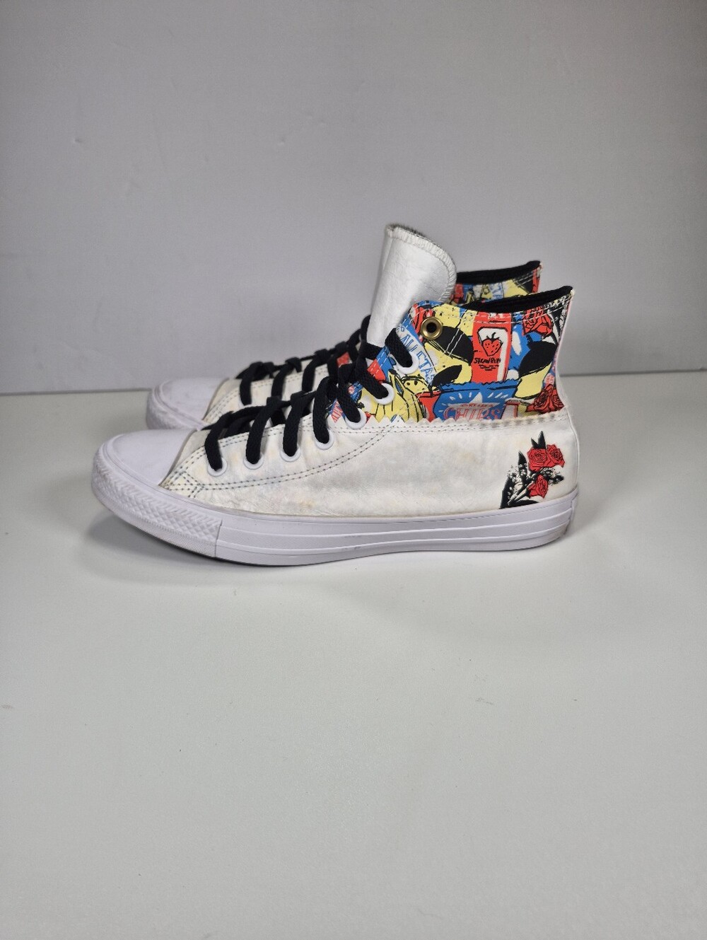 Converse CTAS Chuck Taylor Hi Mi Gente Leather White Size Men 8 Women 10 171494C